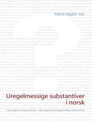 cover image of Uregelmessige substantiver i norsk